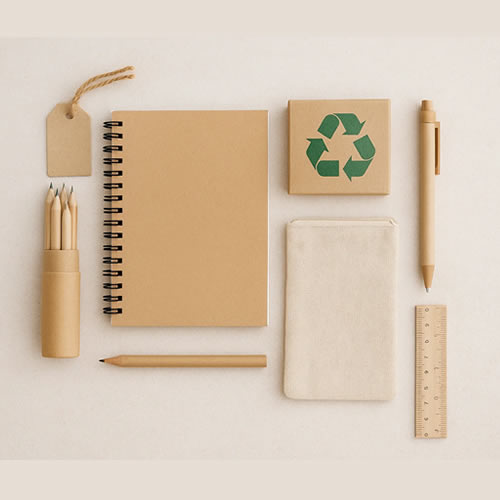 Branded eco-friendly items